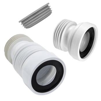 Гофры, присоединения и манжеты для унитаза